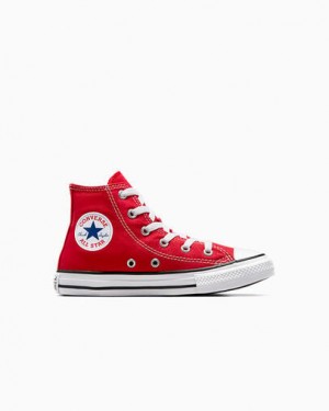 Red Converse Chuck Taylor All Star Classic Kids' Sneakers Singapore | C-90471569