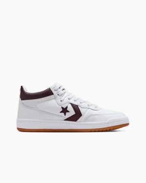 White Converse CONS Fastbreak Pro Leather & Nylon Men Boots Singapore | C-59271369