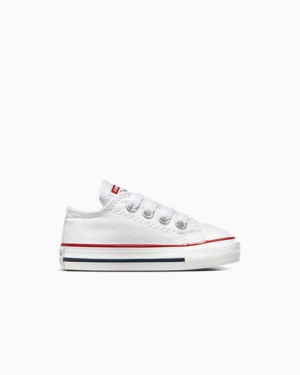 White Converse Chuck Taylor All Star Classic Kids' Sneakers Singapore | C-95280349