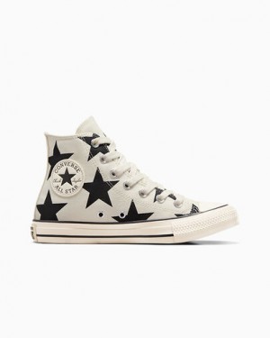 White Converse Chuck Taylor All Star Large Stars Women Sneakers Singapore | C-12367589