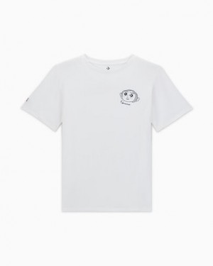 White Converse Converse x Coraline Men T Shirts Singapore | C-18692039