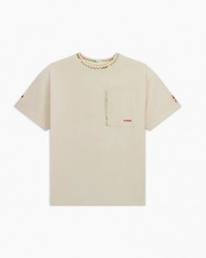 White Converse Converse x Liverpool FC Pocket Women T Shirts Singapore | C-61509279
