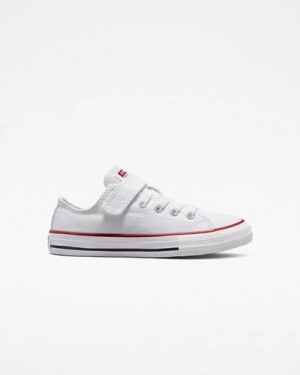 White / Beige Converse Chuck Taylor All Star 1V Kids' Sneakers Singapore | C-87023969