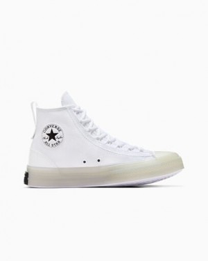 White / Black Converse Chuck Taylor All Star CX EXP2 Men Sneakers Singapore | C-16379089
