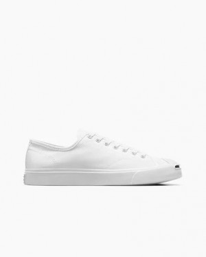 White / Black Converse Jack Purcell Men Canvas Shoes Singapore | C-54381729