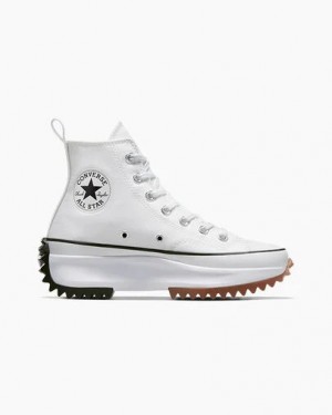 White / Black Converse Run Star Hike Men Platform Shoes Singapore | C-06597439