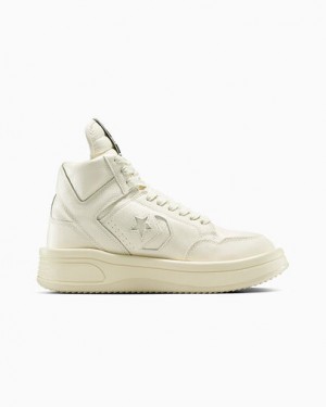 White / Cream Converse Converse x DRKSHDW TURBOWPN Men Boots Singapore | C-95436819