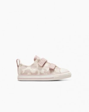 White / Grey Converse Chuck Taylor All Star Leopard Kids' Sneakers Singapore | C-86742109
