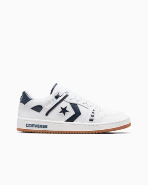 White / Navy Converse CONS AS-1 Pro Women Skate Shoes Singapore | C-21089649