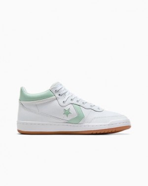 White / Orange Converse CONS Fastbreak Pro Leather & Nylon Men Skate Shoes Singapore | C-49280169