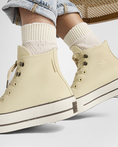 Beige Converse Chuck Tayor All Star Lift Women Platform Shoes Singapore | C-53482679