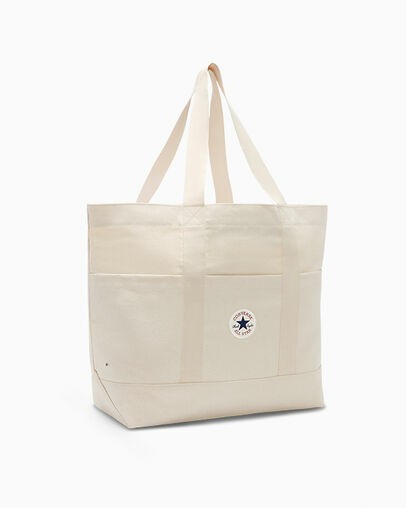 Beige Converse Premium Canvas Men Tote Bag Singapore | C-76423959