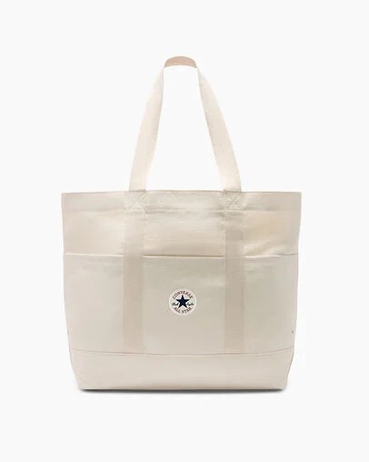 Beige Converse Premium Canvas Women Tote Bag Singapore | C-02739419