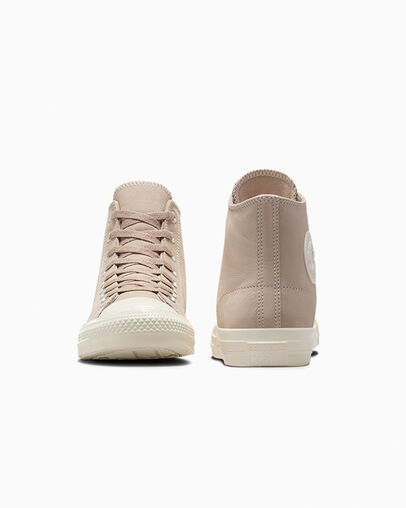Beige White Converse CONS Chuck Taylor All Star Pro Nubuck Men Skate Shoes Singapore | C-63217949