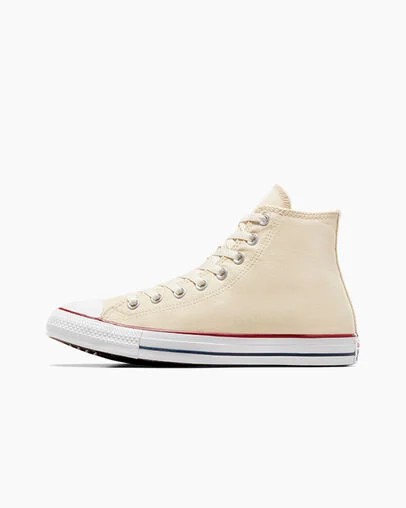 Beige White Converse Chuck Taylor All Star Men Canvas Shoes Singapore | C-72956319