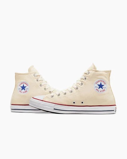 Beige White Converse Chuck Taylor All Star Men Canvas Shoes Singapore | C-72956319