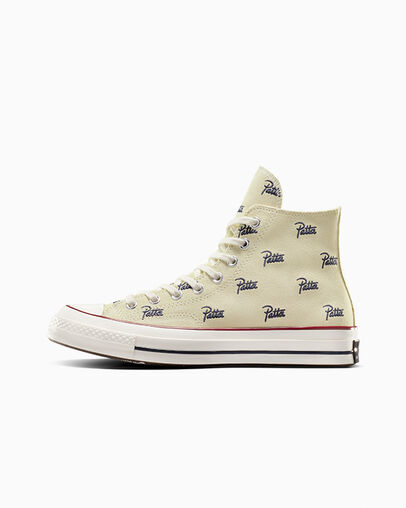 Beige White / Blue Converse Converse x Patta Chuck 70 Men Sneakers Singapore | C-13879249