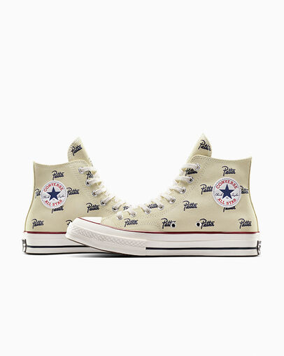 Beige White / Blue Converse Converse x Patta Chuck 70 Men Sneakers Singapore | C-13879249