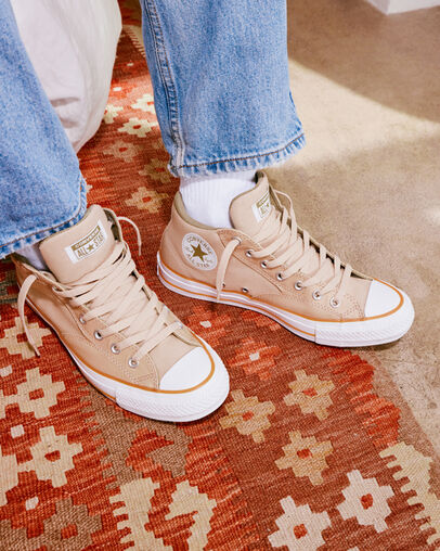 Beige / White Converse Chuck Taylor All Star Malden Street Men Boots Singapore | C-06193549