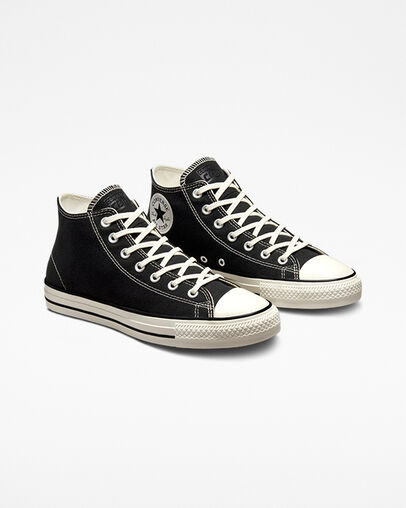Black Converse CONS Chuck Taylor All Star Pro Cut Off Women Skate Shoes Singapore | C-42835969