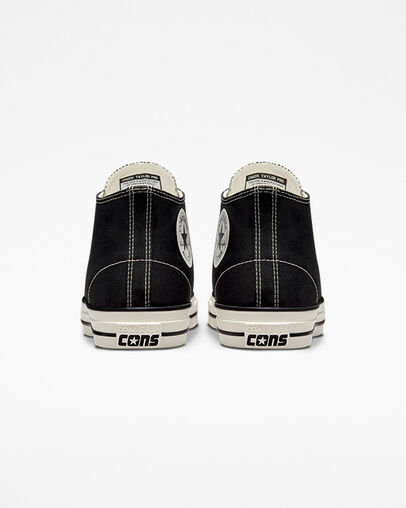 Black Converse CONS Chuck Taylor All Star Pro Cut Off Women Skate Shoes Singapore | C-42835969