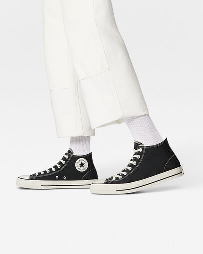 Black Converse CONS Chuck Taylor All Star Pro Cut Off Women Skate Shoes Singapore | C-57162499