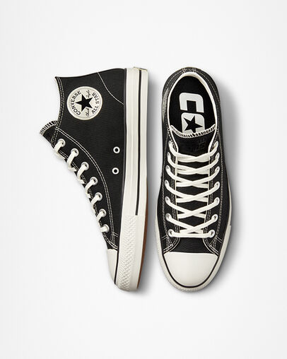Black Converse CONS Chuck Taylor All Star Pro Cut Off Women Skate Shoes Singapore | C-57162499