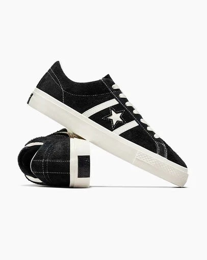 Black Converse CONS One Star Academy Pro Suede Men Skate Shoes Singapore | C-50631849