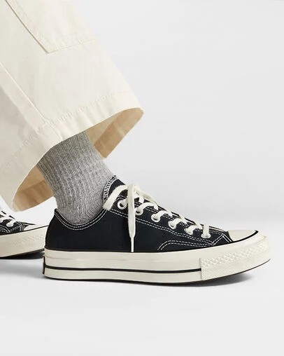 Black Converse Chuck 70 Canvas Kids' Sneakers Singapore | C-57194209