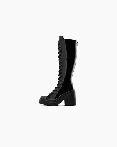 Black Converse Chuck 70 De Luxe Heel XXHi Women Platform Shoes Singapore | C-34821709