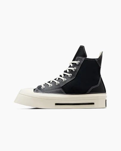 Black Converse Chuck 70 De Luxe Squared Women Sneakers Singapore | C-20754919