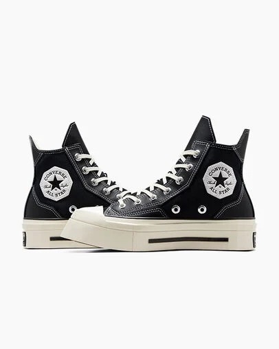 Black Converse Chuck 70 De Luxe Squared Women Sneakers Singapore | C-20754919