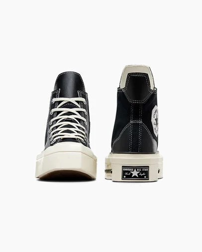Black Converse Chuck 70 De Luxe Squared Women Sneakers Singapore | C-20754919