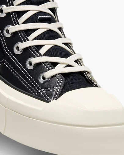 Black Converse Chuck 70 De Luxe Squared Women Sneakers Singapore | C-20754919