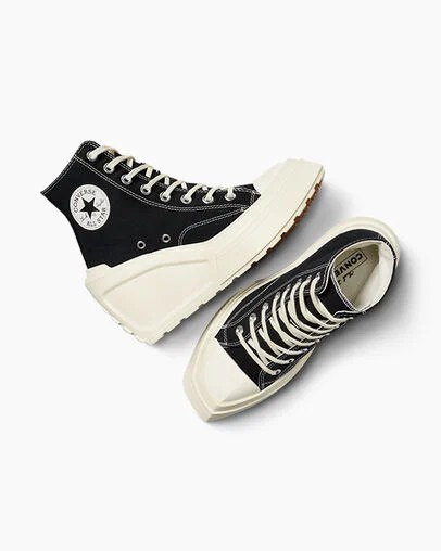 Black Converse Chuck 70 De Luxe Wedge Women Sneakers Singapore | C-38764909