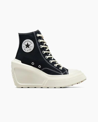 Black Converse Chuck 70 De Luxe Wedge Women Sneakers Singapore | C-38764909