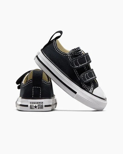Black Converse Chuck Taylor All Star 2V Kids' Canvas Shoes Singapore | C-69145739