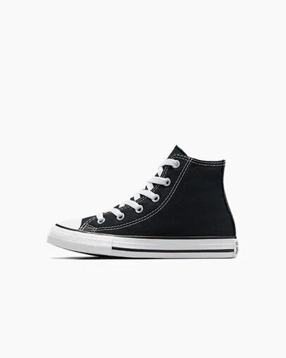 Black Converse Chuck Taylor All Star Classic Kids' Sneakers Singapore | C-80726919