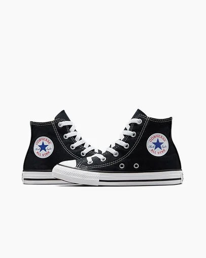 Black Converse Chuck Taylor All Star Classic Kids' Sneakers Singapore | C-80726919