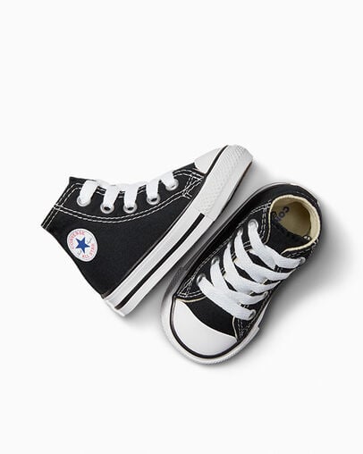 Black Converse Chuck Taylor All Star Classic Kids' Sneakers Singapore | C-79318029