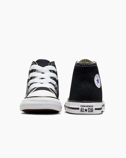 Black Converse Chuck Taylor All Star Classic Kids' Sneakers Singapore | C-79318029
