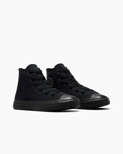 Black Converse Chuck Taylor All Star Classic Kids' Sneakers Singapore | C-64507319