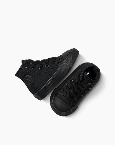 Black Converse Chuck Taylor All Star Classic Kids' Sneakers Singapore | C-65830799