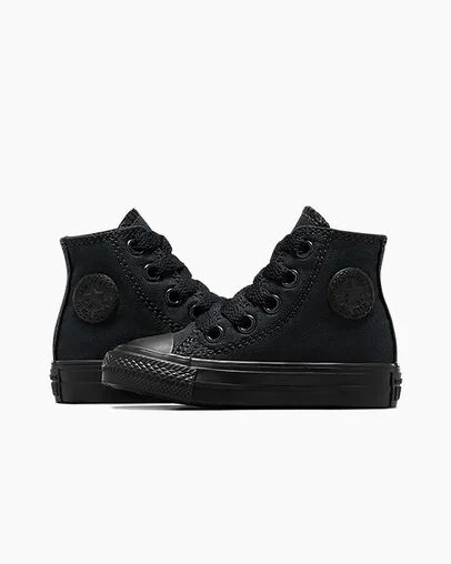 Black Converse Chuck Taylor All Star Classic Kids' Sneakers Singapore | C-65830799