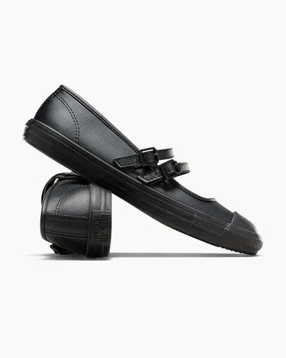Black Converse Chuck Taylor All Star Dainty Women Mary Jane Singapore | C-78623909