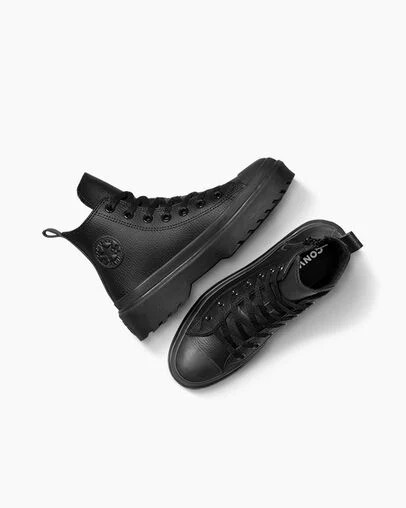 Black Converse Chuck Taylor All Star Lugged Lift Kids' Platform Shoes Singapore | C-87026939