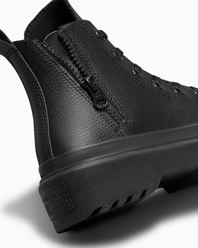 Black Converse Chuck Taylor All Star Lugged Lift Kids' Platform Shoes Singapore | C-87026939
