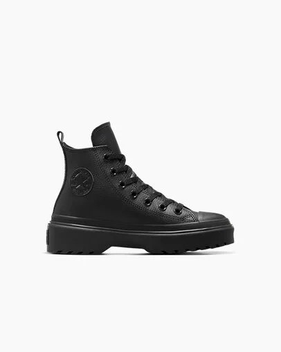 Black Converse Chuck Taylor All Star Lugged Lift Kids\' Platform Shoes Singapore | C-87026939