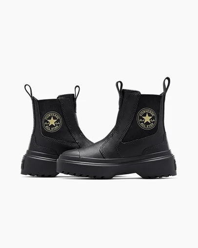 Black Converse Chuck Taylor All Star Lugged Kids' Boots Singapore | C-63107549
