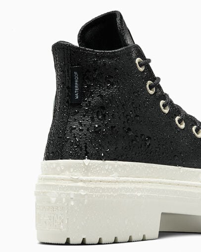 Black Converse Chuck Taylor All Star Lugged Heel Platform Waterproof Women Boots Singapore | C-13840929